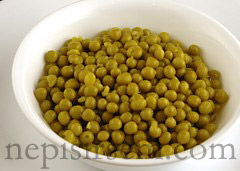 200 kalori of Canned Green Peas